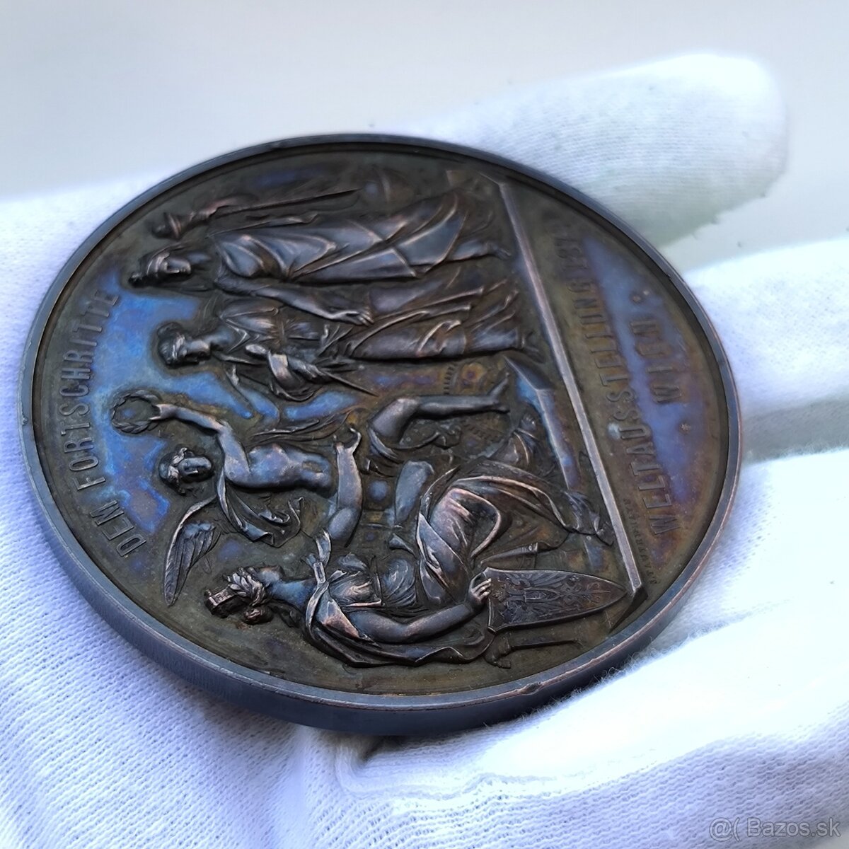 Medaila Rakúsko - Uhorsko - 1873 - VIEDEŇ - F.J. I. - 4