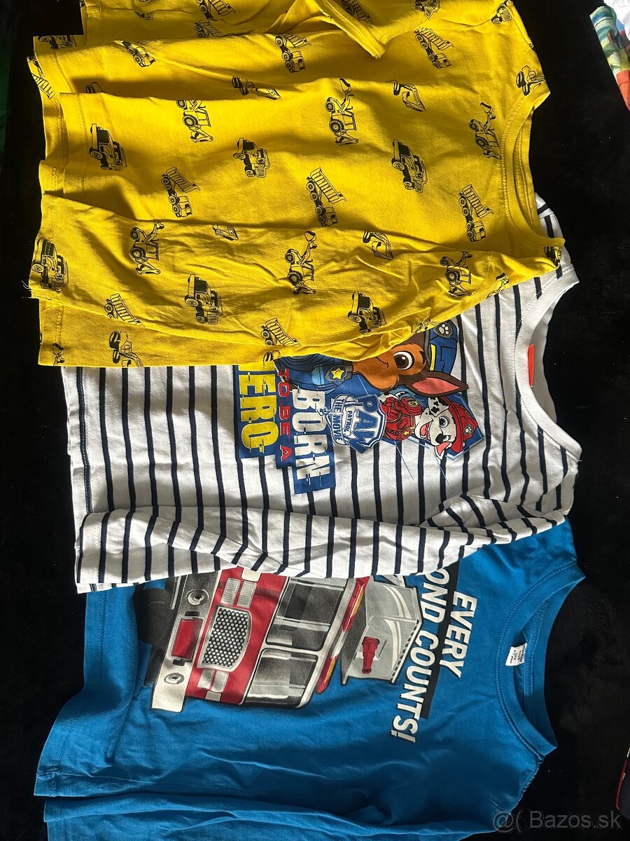 Chlapcenske tricka s dlhym rukavom 122 - 4