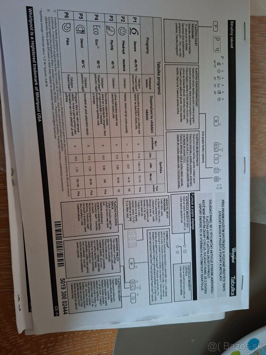 Vstavaná umývačka Whirlpool - 4