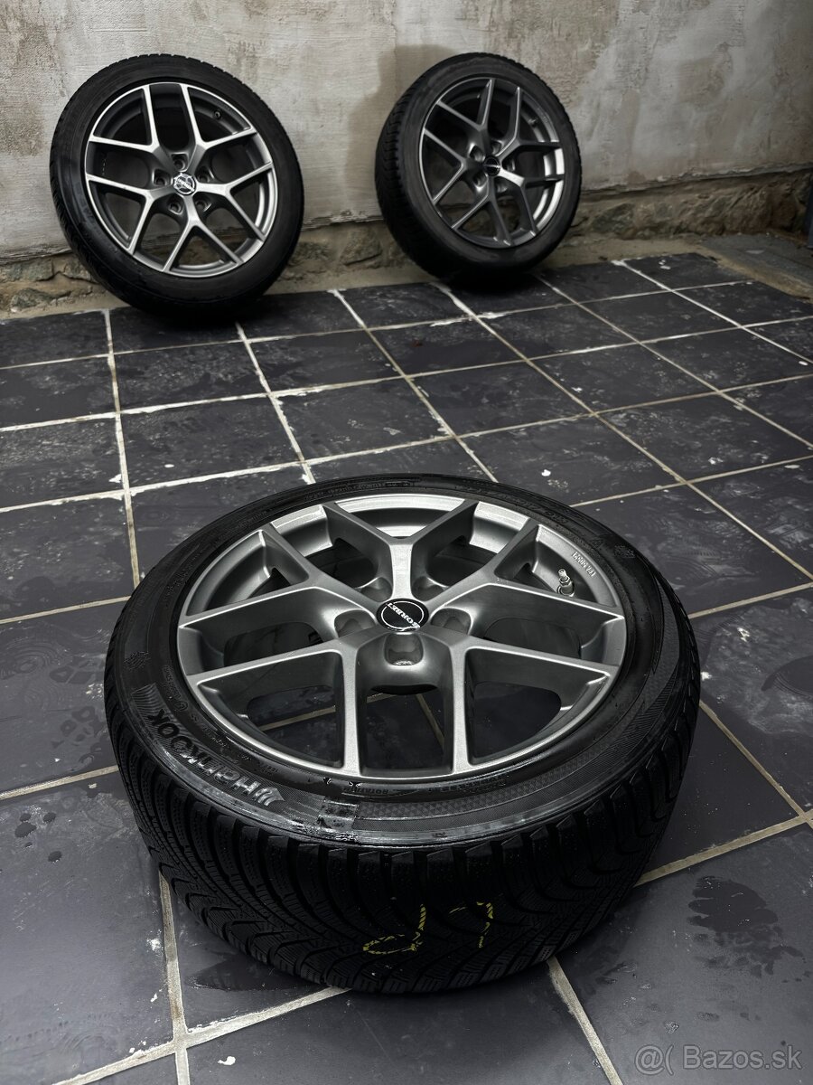 alu disky BORBET Y Titan Matt + zimné pneumatiky - 4