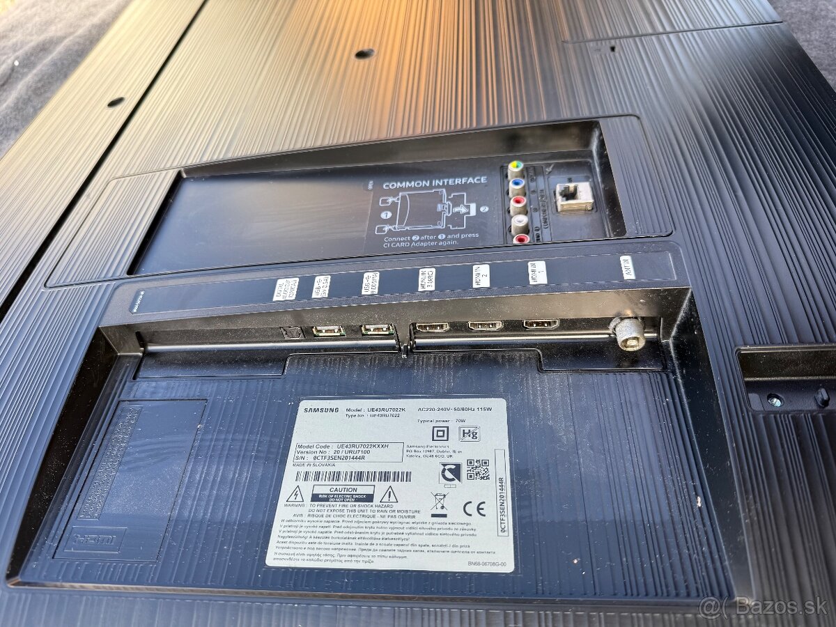 Predám TV Samsung UE43RU7022K - 4
