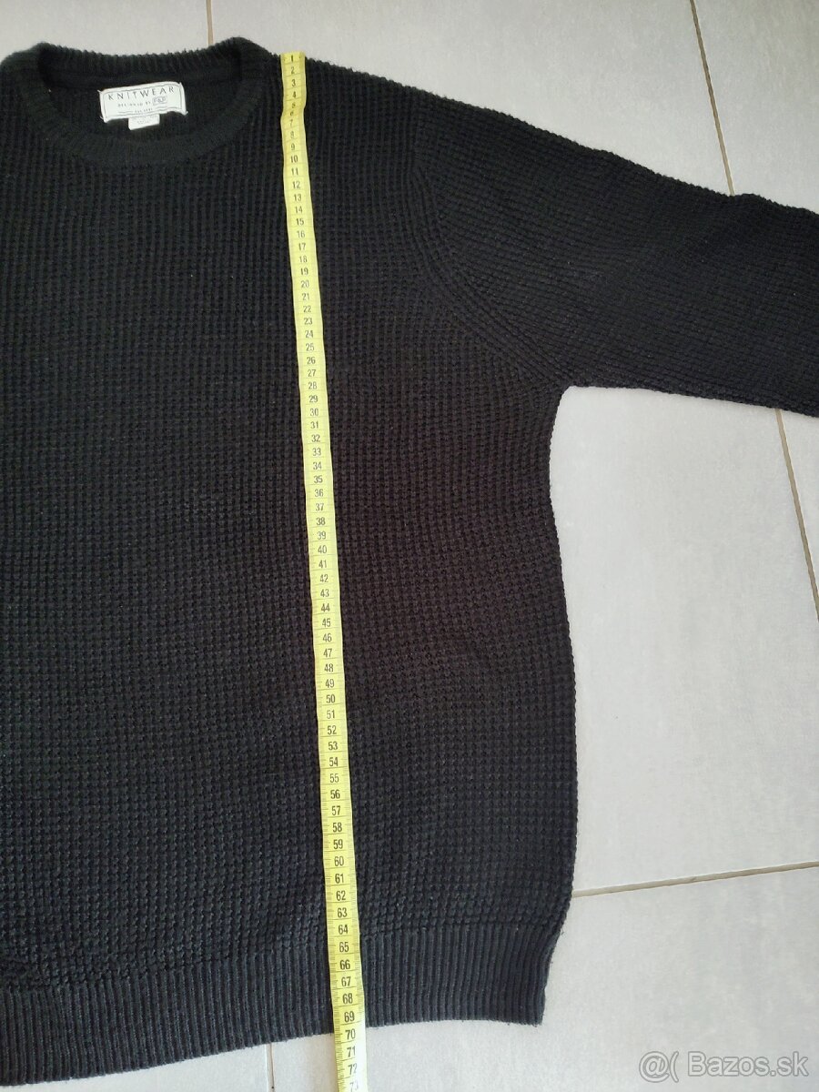 Pánsky čierny sveter F&F - 4