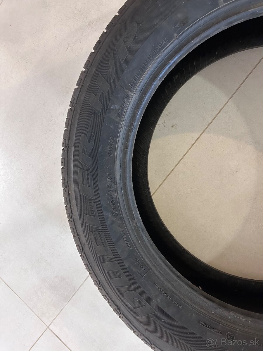 215/60 r17 Bridgestone Letné pneumatiky - 4