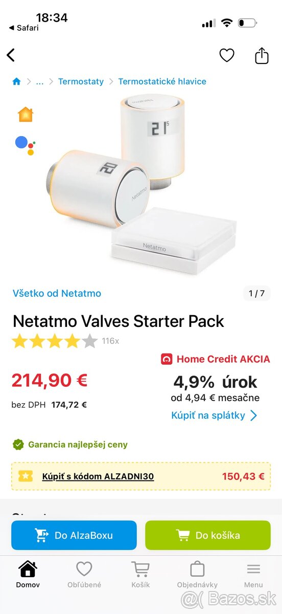 Legrand Smart Radiator Valves, Aditional Smart Valve - 4