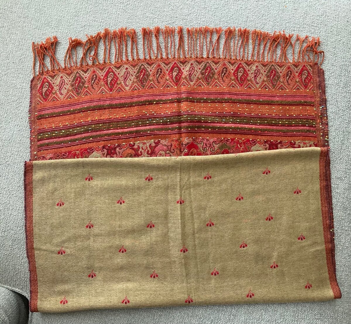 Pashmina šál/ šatka kašmírová vlna - 4