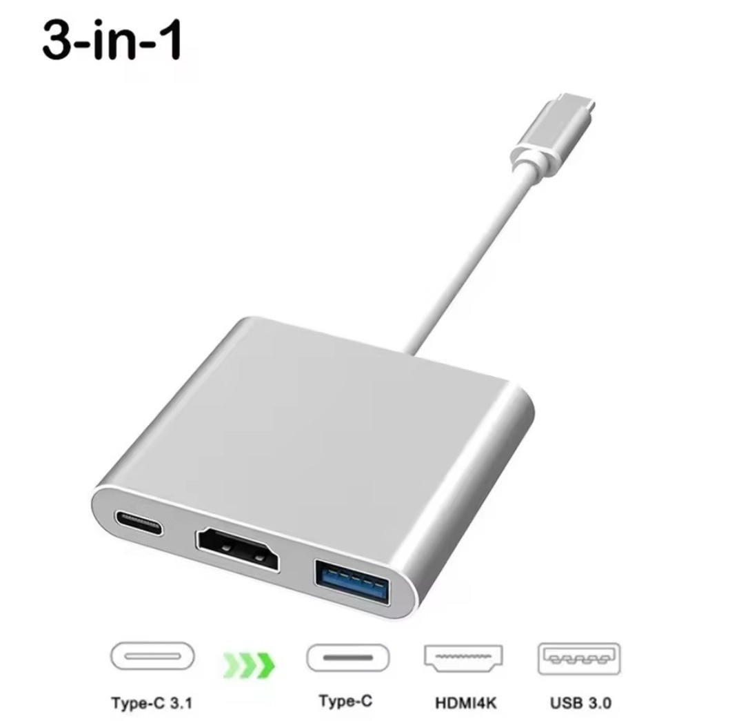 3v1 adapter z USB-C na HDMI - 4
