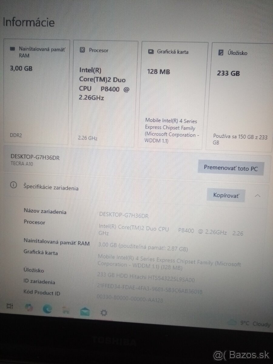 Predám notebook HP - 4