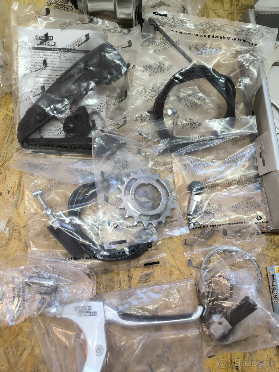 Sturmey archer prehadzovačka, dynamo, bubnová brzda - 4