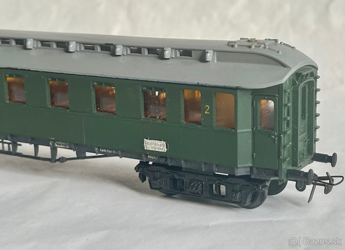 Vagón cupé DR 2 . trieda - železničné modely H0 - 4