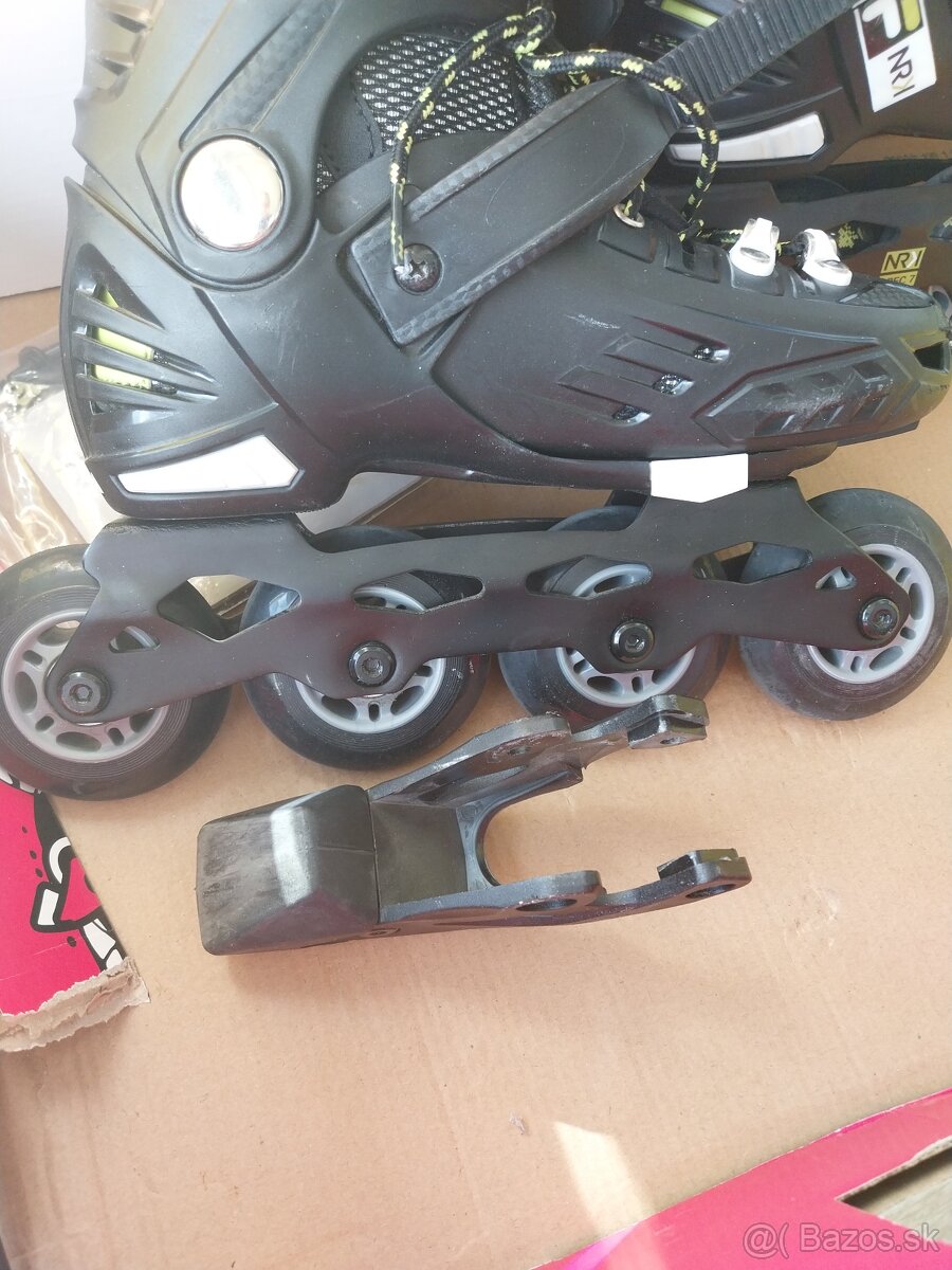 Predám kolieskové korčule 32-35 - 4