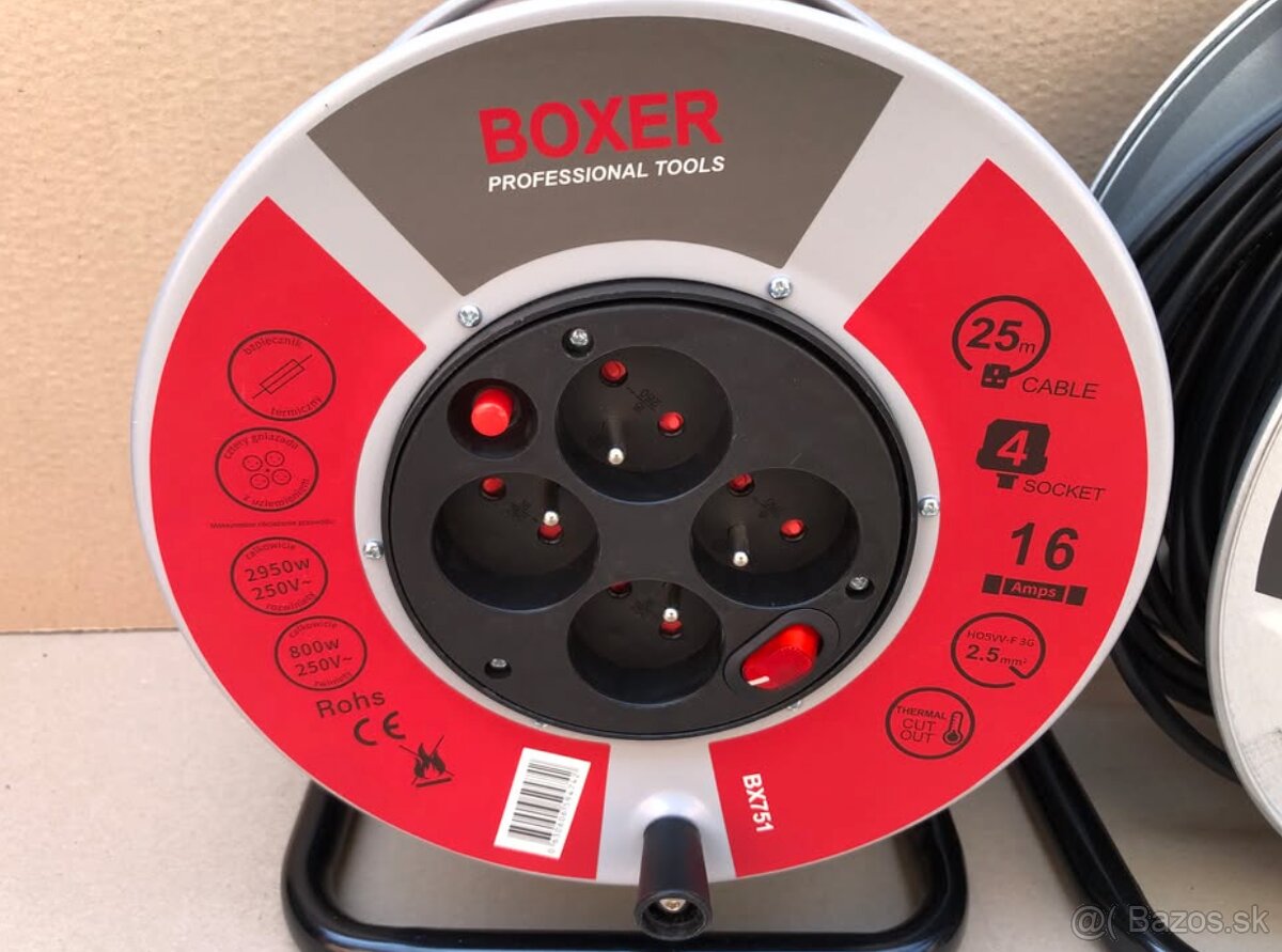 Predlžovací kábel bubon cievka 25m 50m - 4