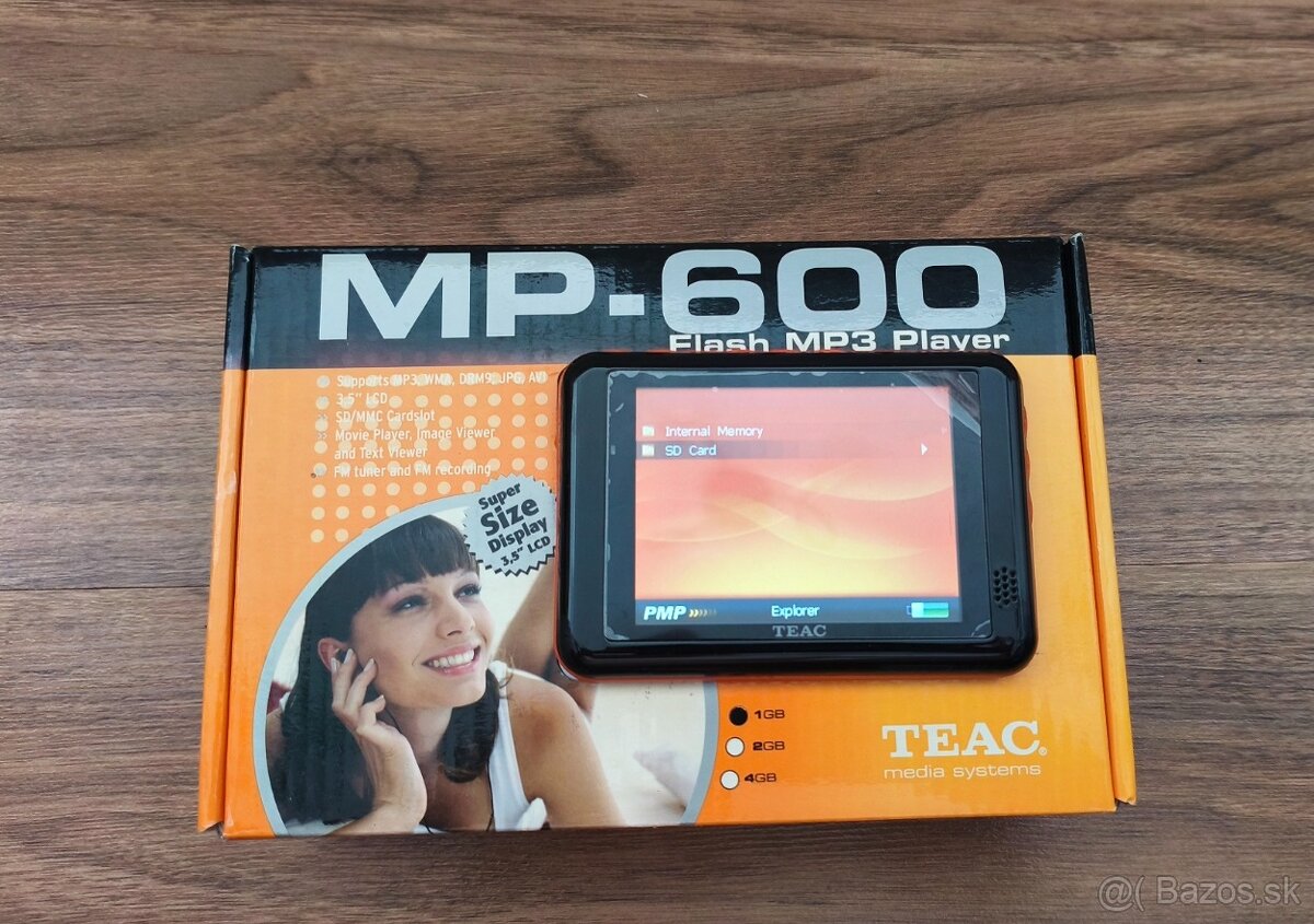 MP3/AVI prehrávač Teac MP-600,4GB, 3,5“ LCD - 4