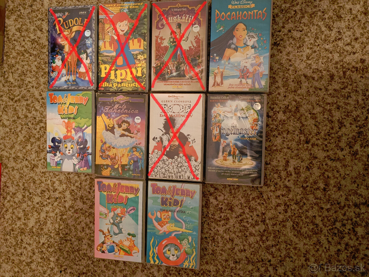 Vzácne rozprávkové VHS videokazety so slovenským dabingom - 4