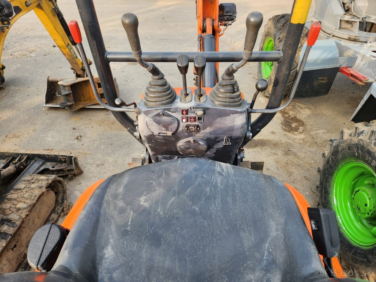 Minirypadlo Kubota U10, r.v.2019, 1241mth - 4