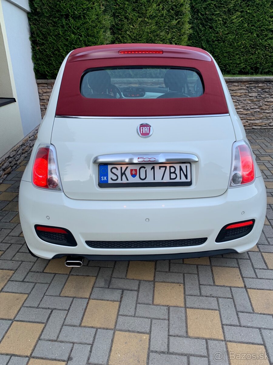 Fiat 500C 1,2 benzín,35800km - 4