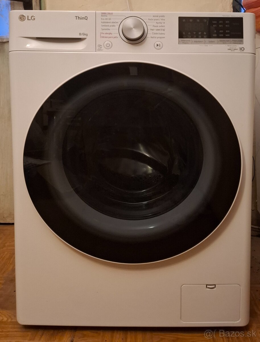 Predam práčku so sušičkou LG ThinQ 8/6kg - 4