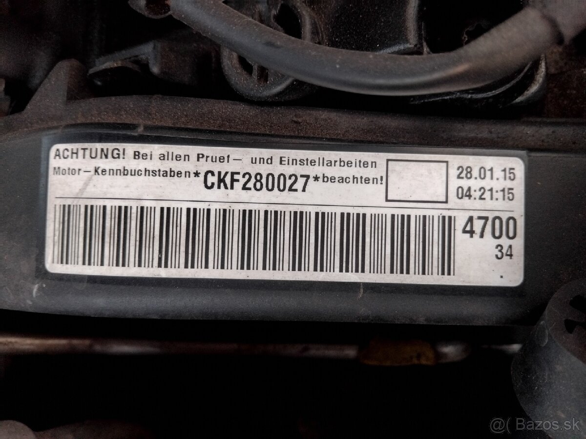 odskúšateľný motor 2.0TDI 110kW CKF - 4