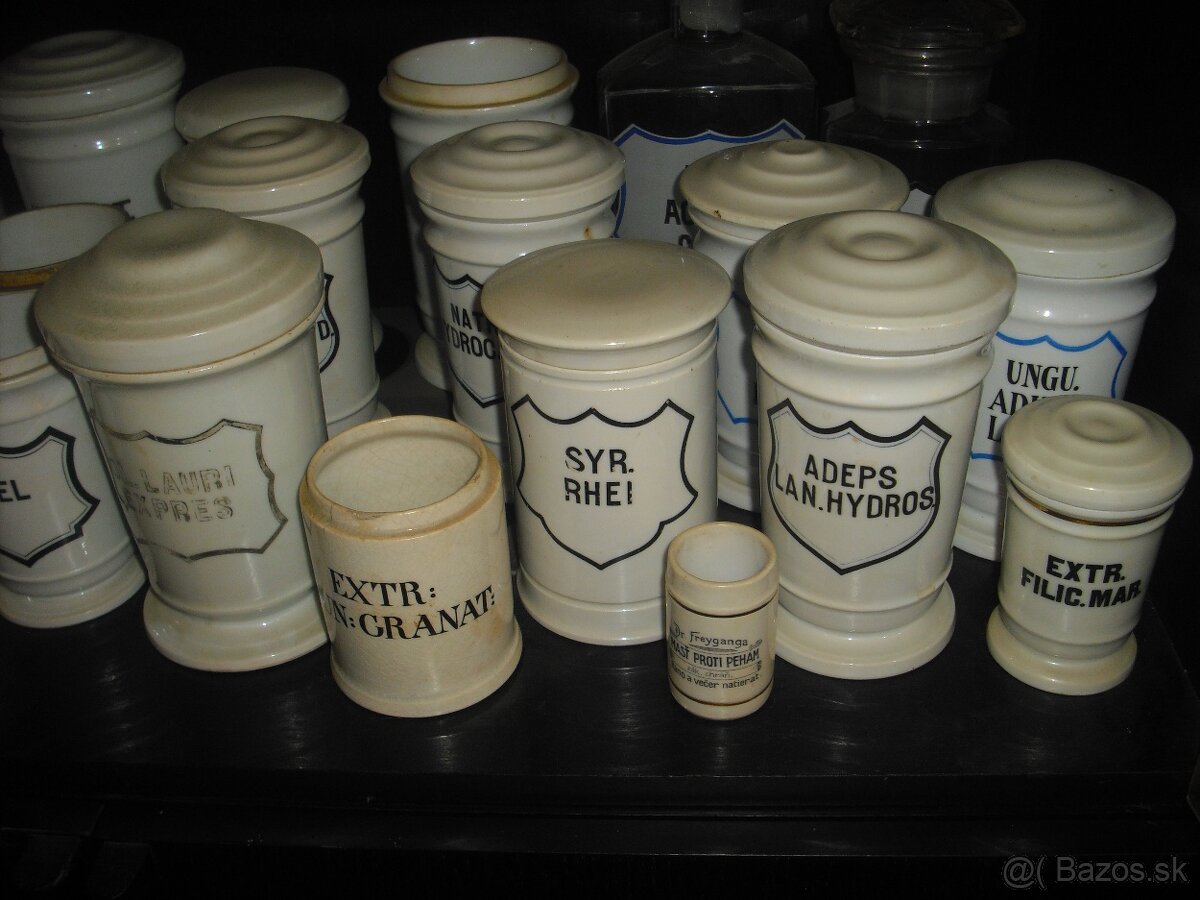 Predam zbierka starozitna lekarenska nadoba, flaska... - 4