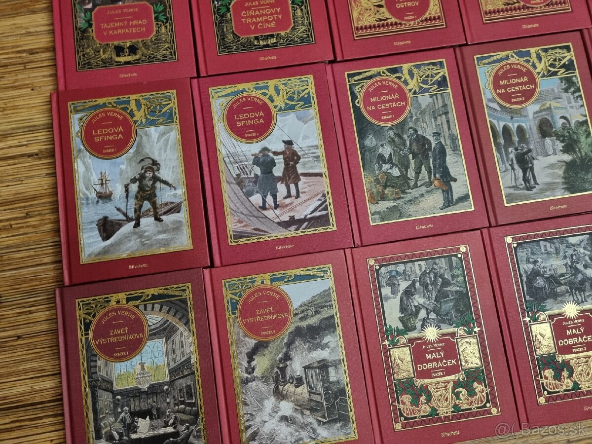 Kolekcia 72 kníh od Julesa Verneho od firmy Hachette - 4