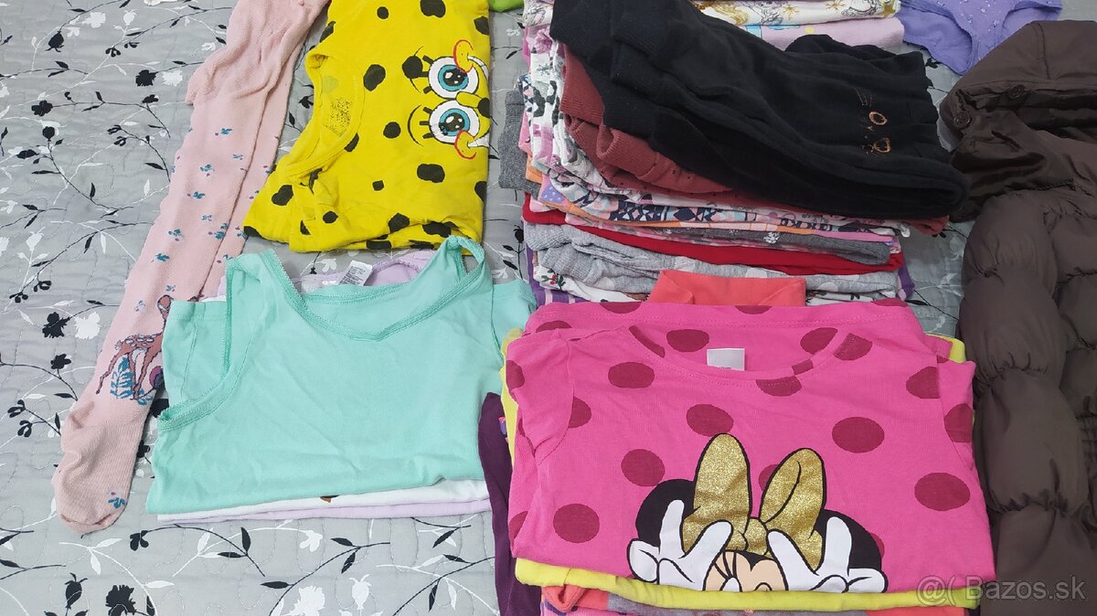 Dievčenské oblečenie 104/110 - 4