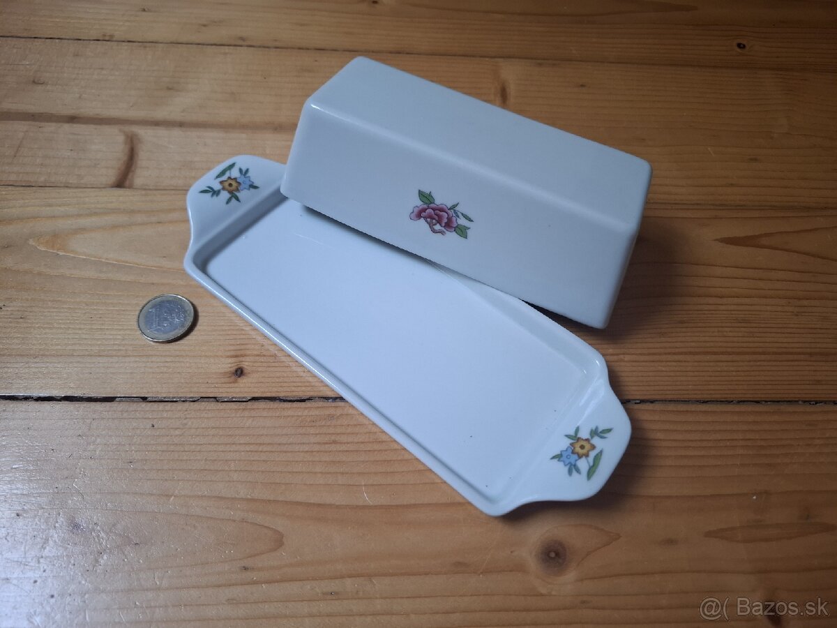 Historická porcelánová maselnička - 4