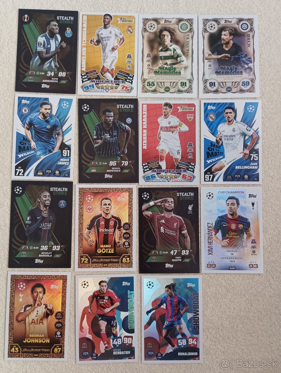 Topps Match ATTACK Ronaldinho Xavi Bellinghan - 4