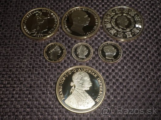 FJI zlaté mince kopie Franz Josef nejlepší dárek RU - 4