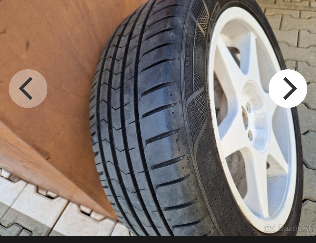 Hliníkové disky R17 s pneumatikami - 4