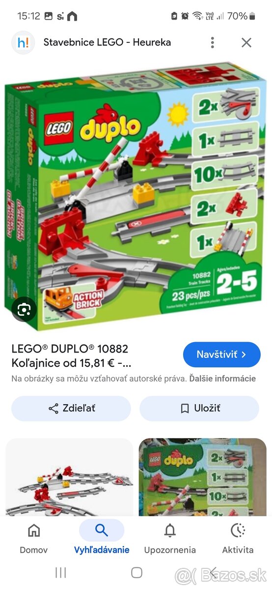 Lego duplo vlak - 4