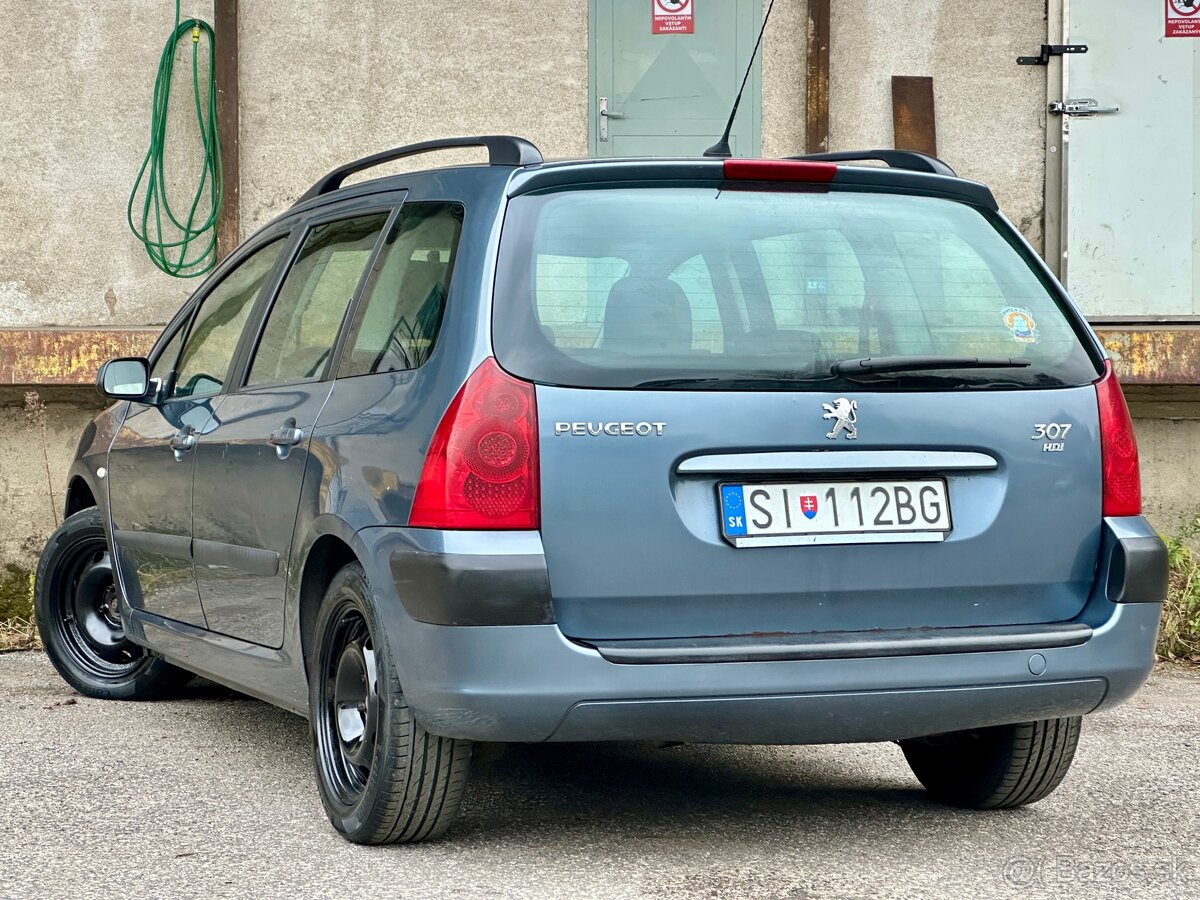 Peugeot 307 SW Facelift 1.6HDI 80kw Nová STK - 4