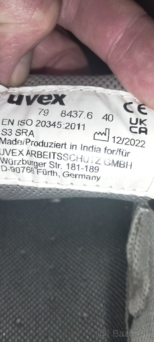 Pracovné topánky UVEX - 4
