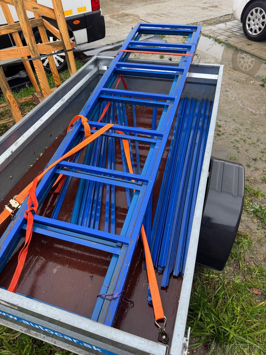 Predám oceľové regále/konštrukciu - 4