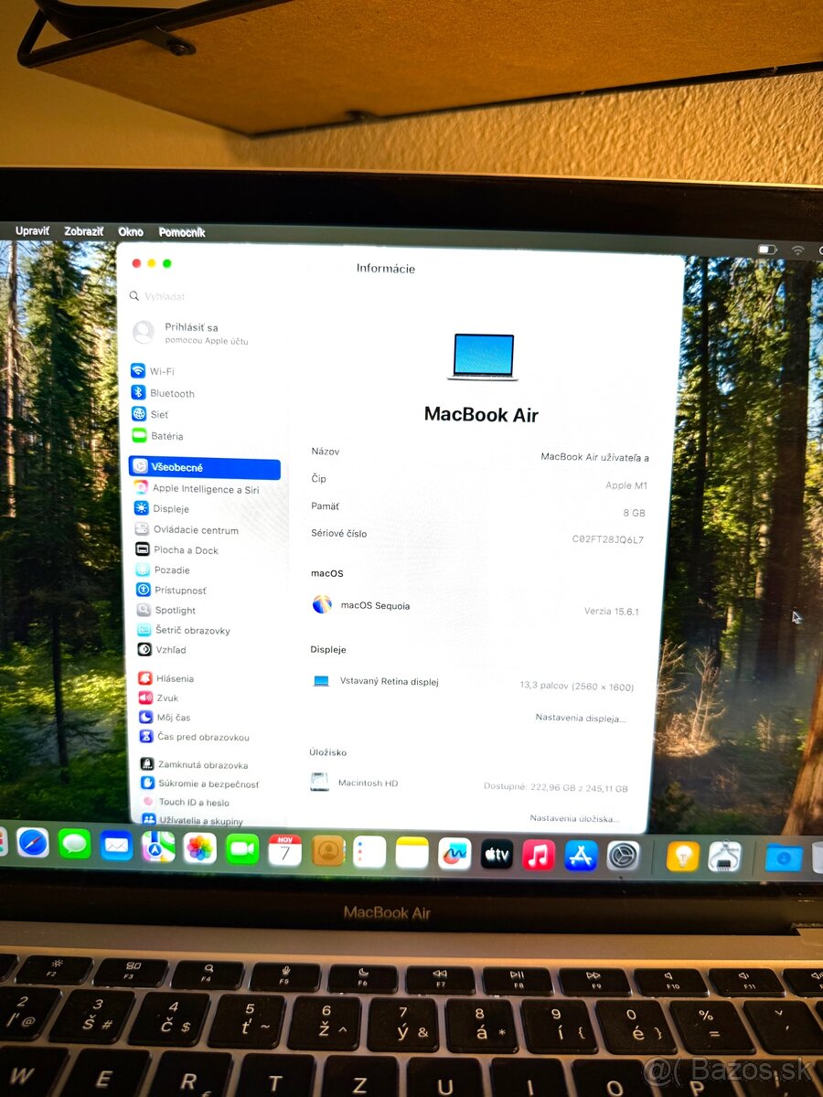 Predám Macbook AIR M1, 256GB, TOP STAV - 4