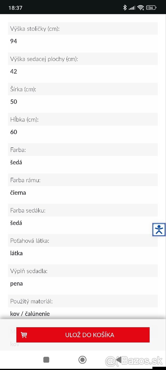 Jedálenské stoličky - 4