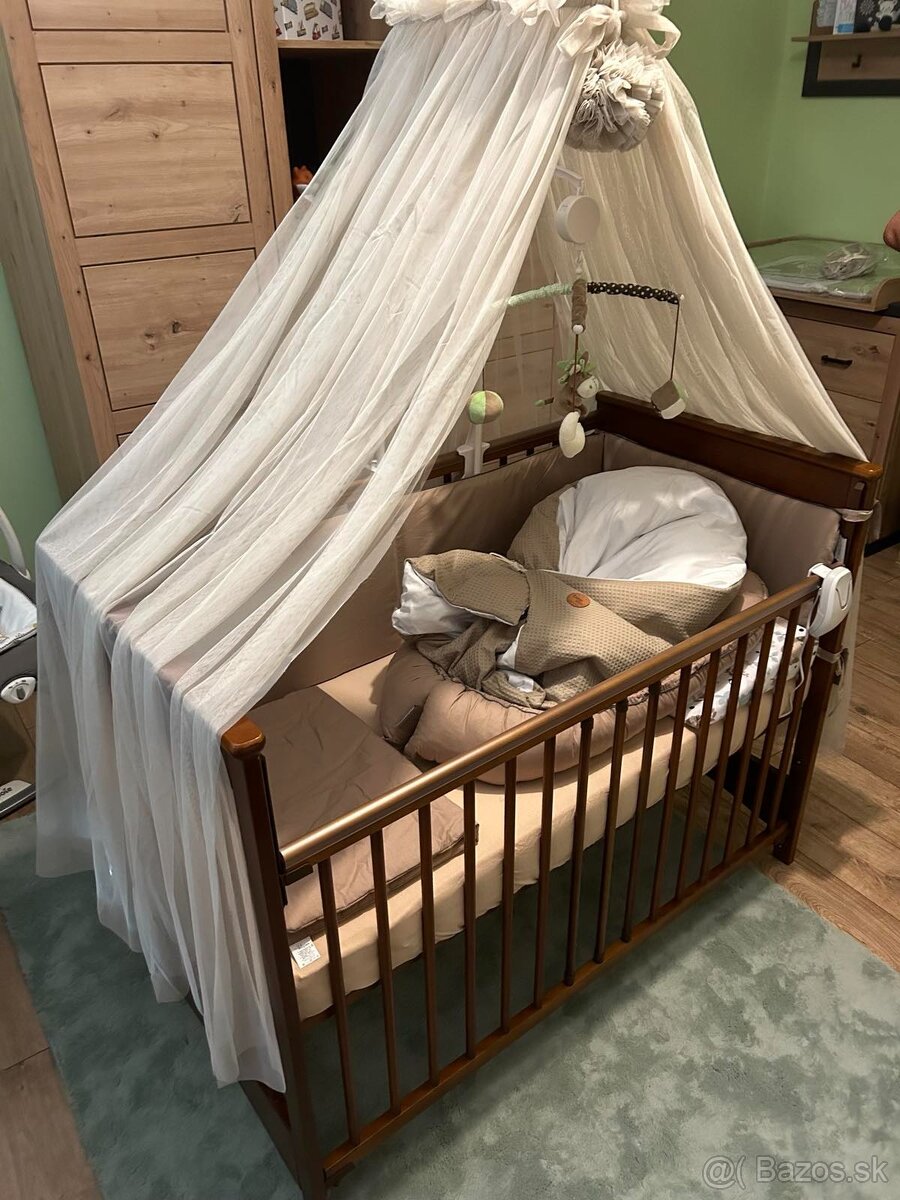 Mantinel do postieľky Belisima Palermo latte - 4