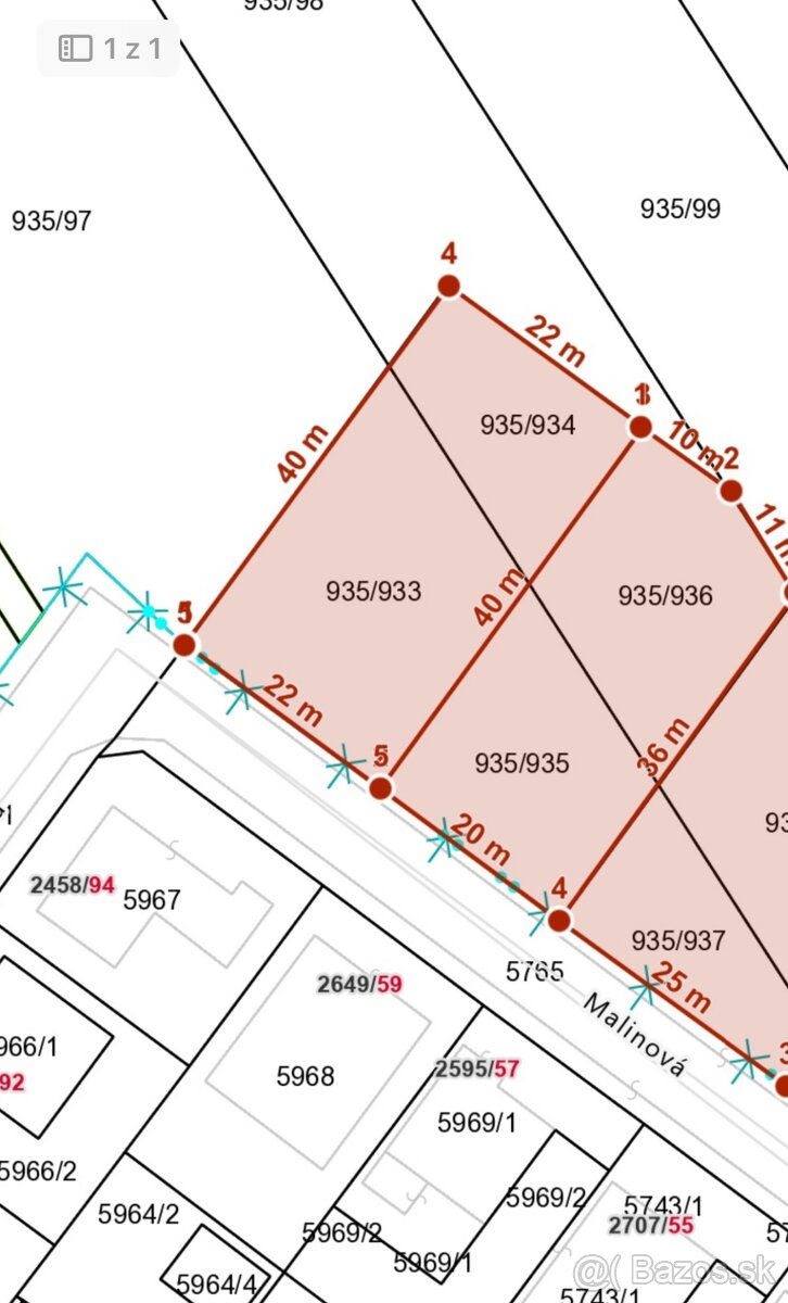 Stavebný pozemok Topoľčany / ulica Malinová TOP lokalita - 4