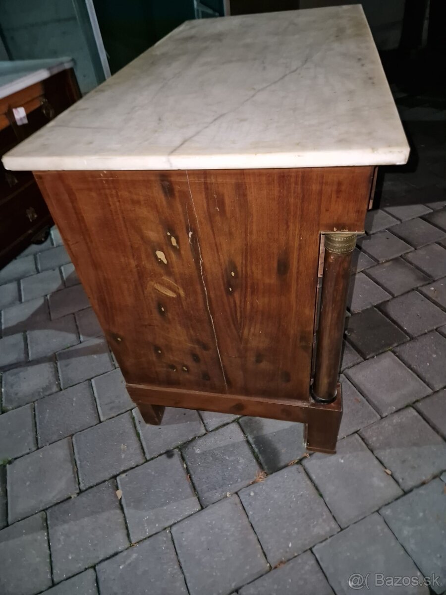 25 - Predám komodu v biedermeier štýle - 4