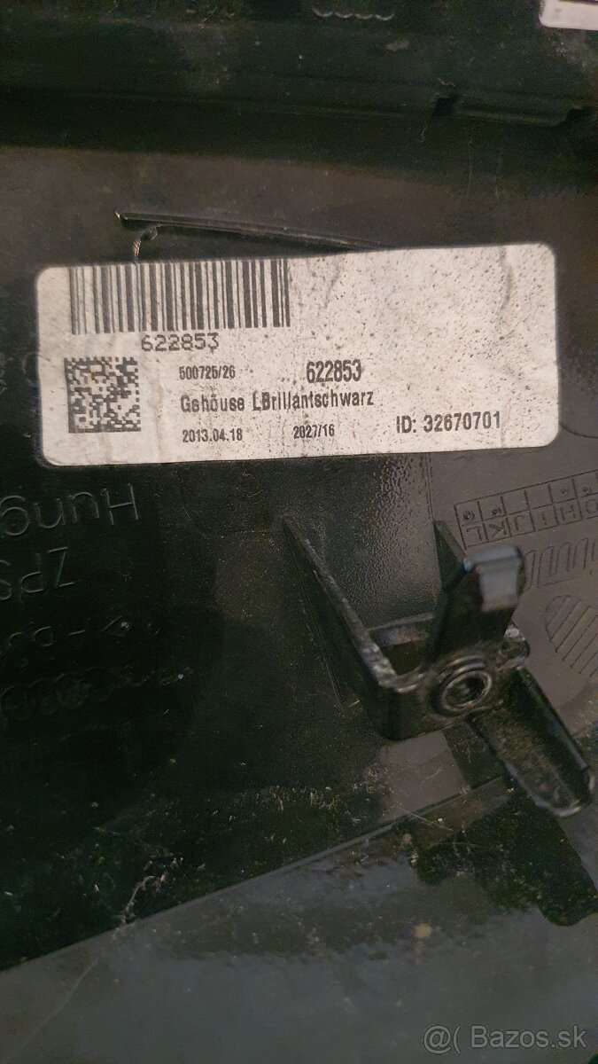 Obal spätného zrkadla audi a6 c7 + smerovka - 4