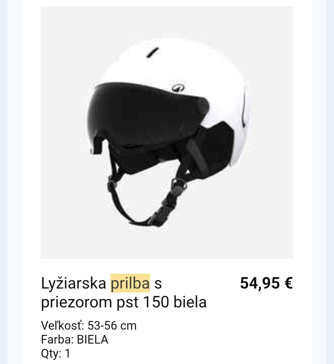 Lyžiarska prilba 53-56 - 4