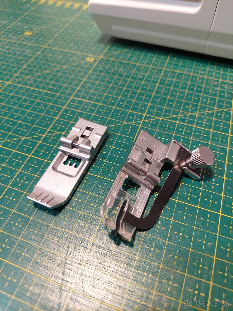 Coverlock Janome 2000 CPX + lemovač zakladač - 4