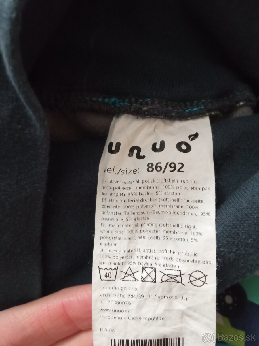 Softshellove nohavice Unuo 86/92 - 4