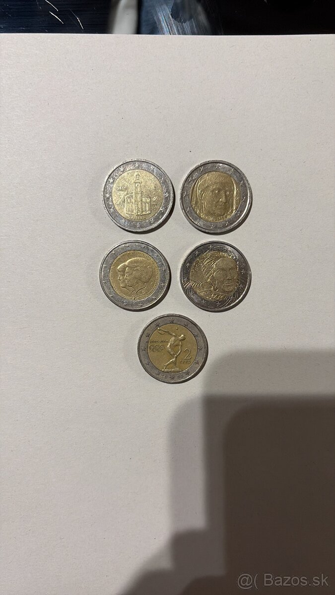 Predám, vymením 2€ mince - 4