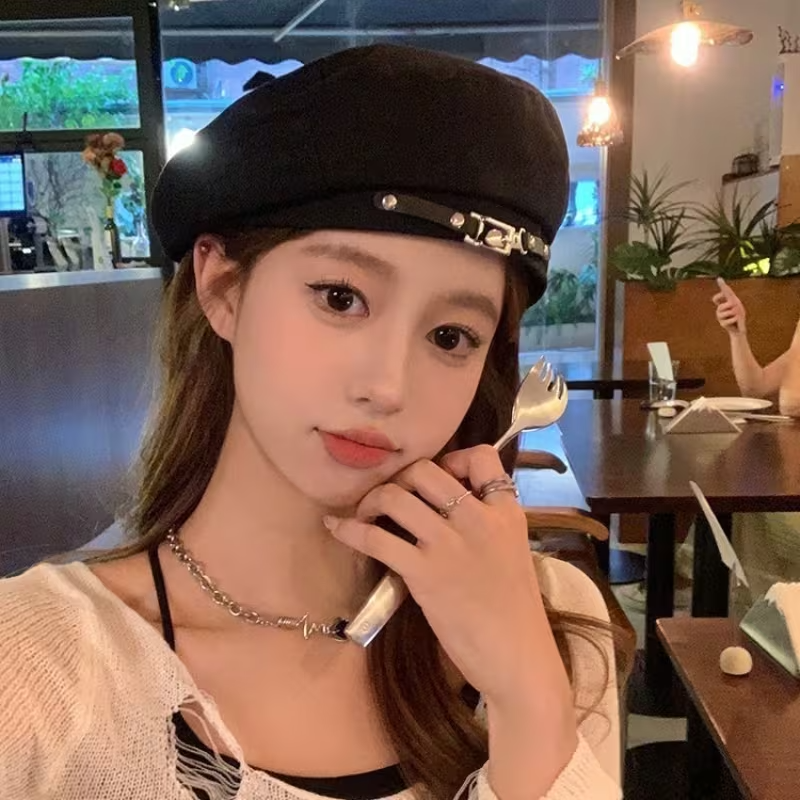 Čierna baretka nová - 4