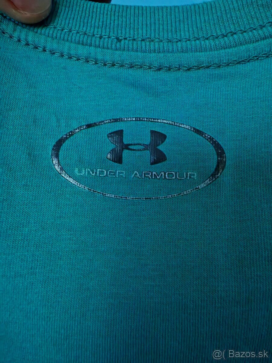 Pánske zelené tričko Under armour - 4