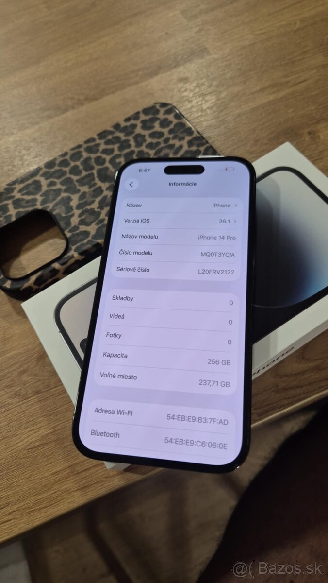 predám Apple Iphone 14 PRO 256gb, space black - 4