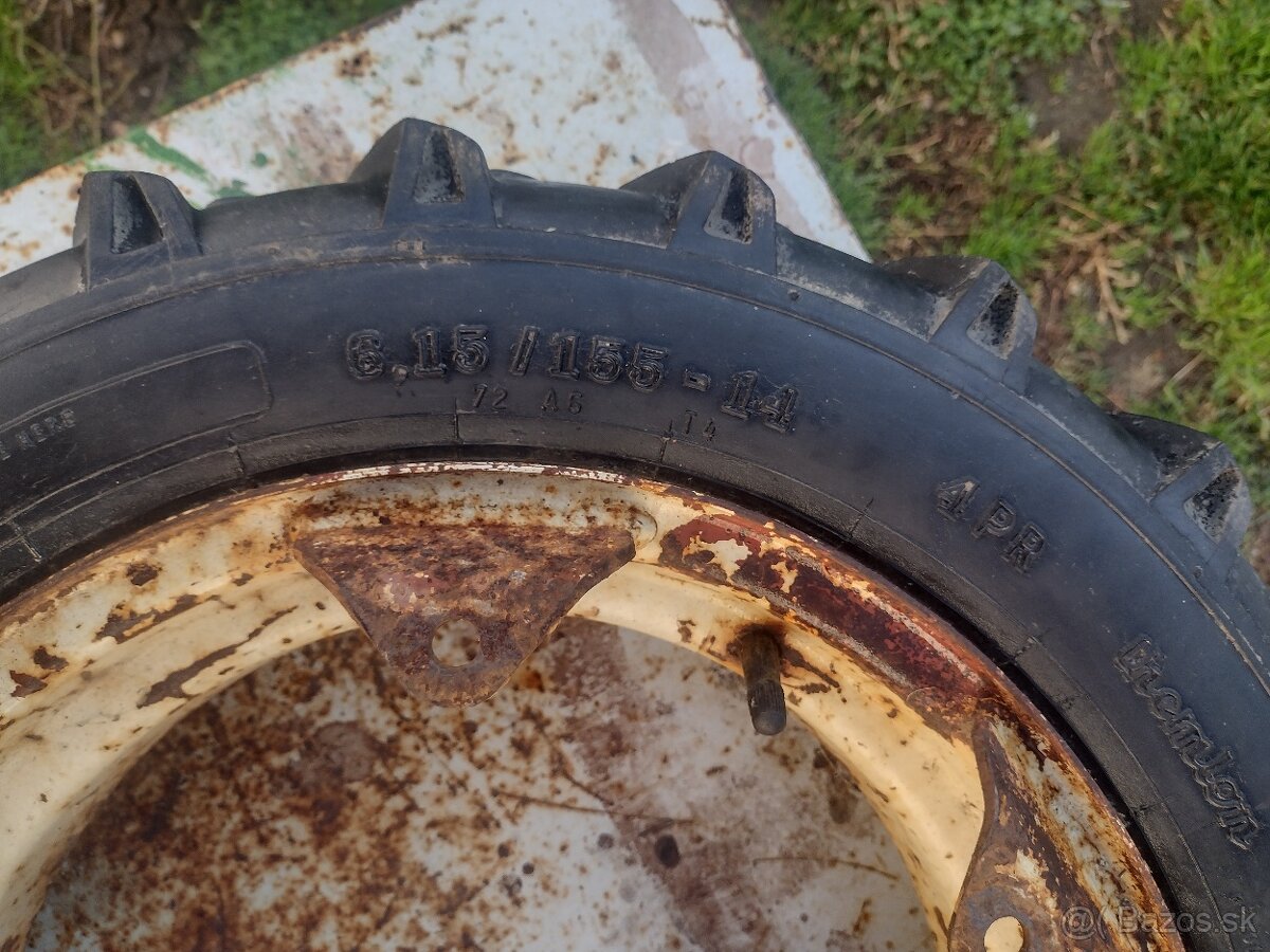 Kolesá na malotraktor 6.15/155 -14 - 4