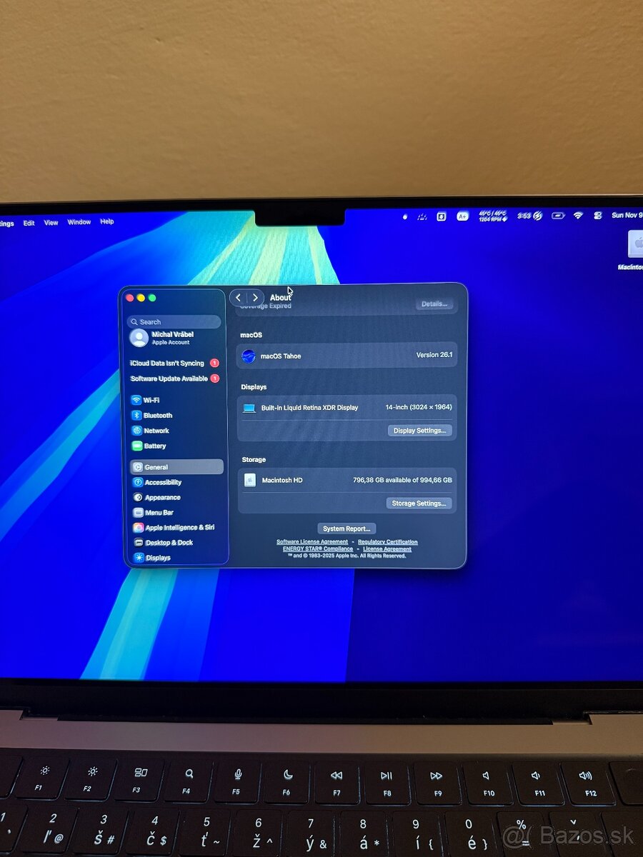 Macbook Pro 14 M1 Pro 16GB RAM 1TB Space Grey - 4