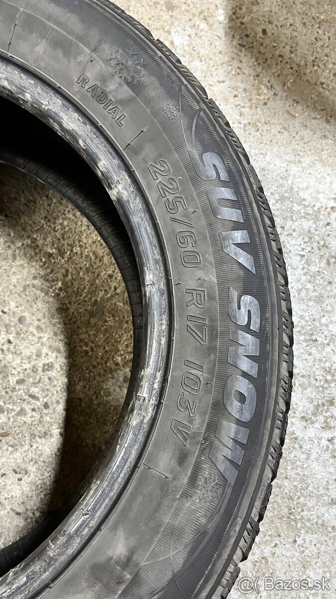 ❄️zimné 225/60 r17 2ks - 4