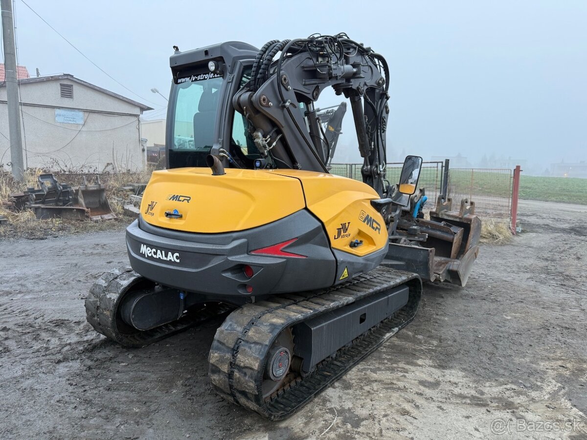 MECALAC 8MCR ,r.v. 2021, klima, dobrý stav - 4