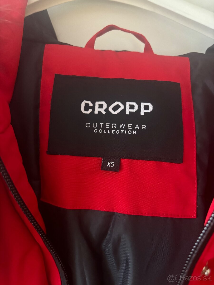 Zimná bunda Cropp červená - 4